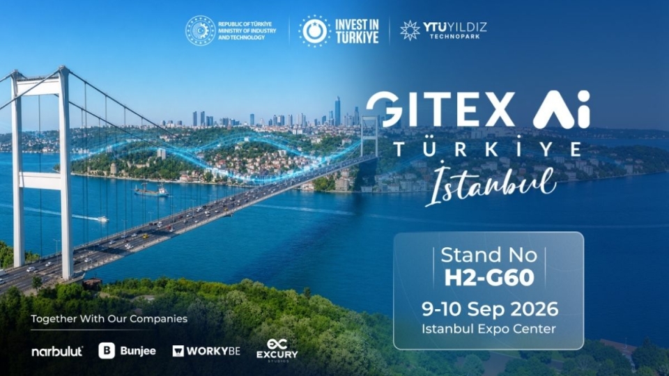 As YTU Yildiz Technopark, we are participating in GITEX Ai Türkiye with four of our companies